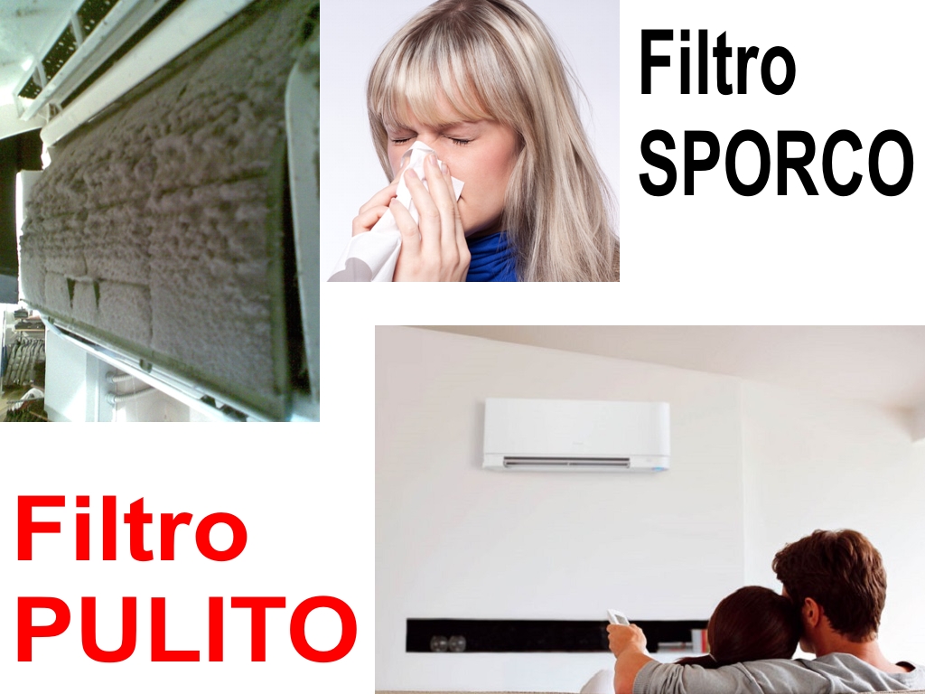 pulizia filtri climatizzatore